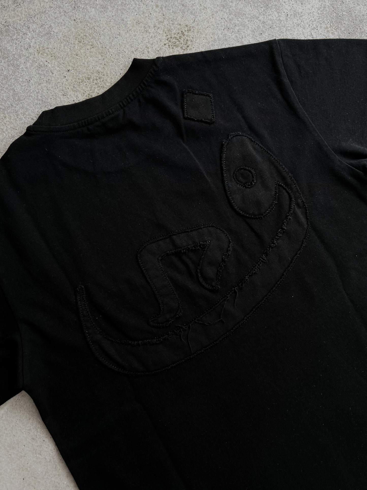 T-shirt Frayed - Noir