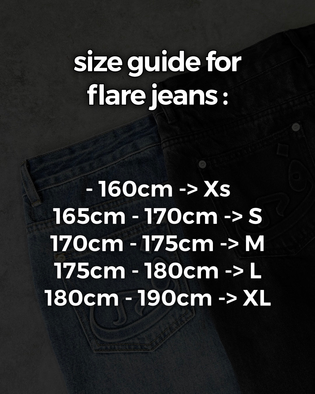 Jeans Flared 808 - Dark